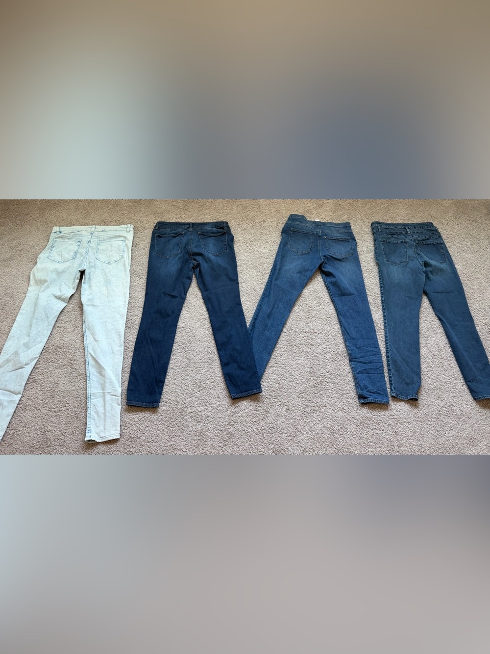 GUC Bundle of Women’s Skinny Jeans size 12 H&M & Refuge - Picture 2 of 3